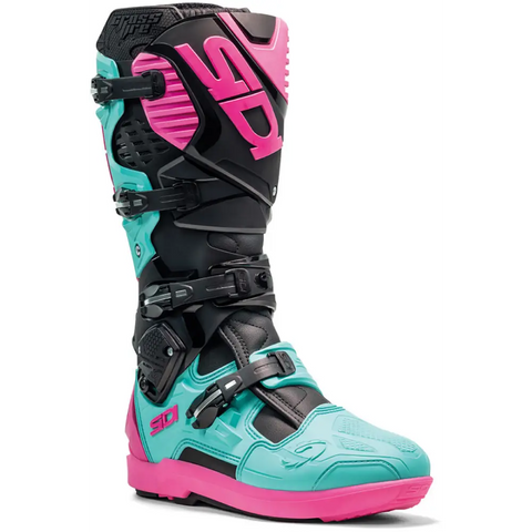 Botas SIDI Crossfire 3 SRS Black/Mint/Pink