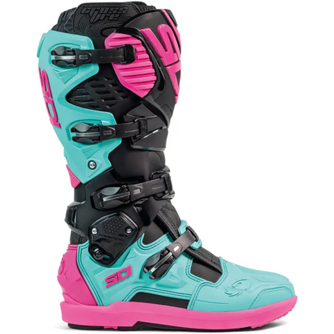 Botas SIDI Crossfire 3 SRS Black/Mint/Pink