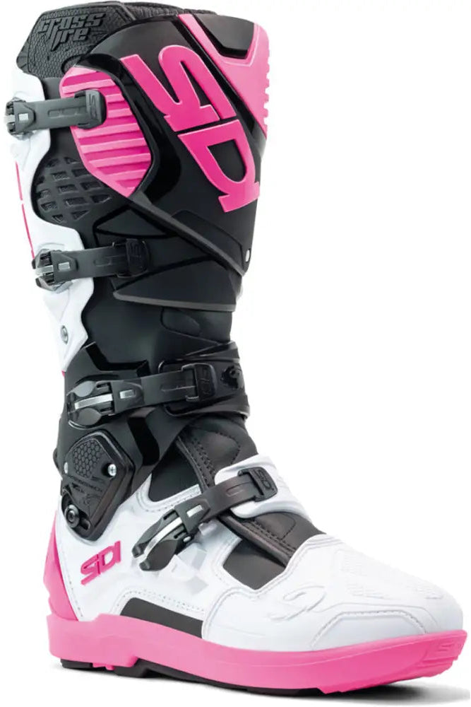 Botas SIDI Crossfire 3 SRS Black/White/Pink