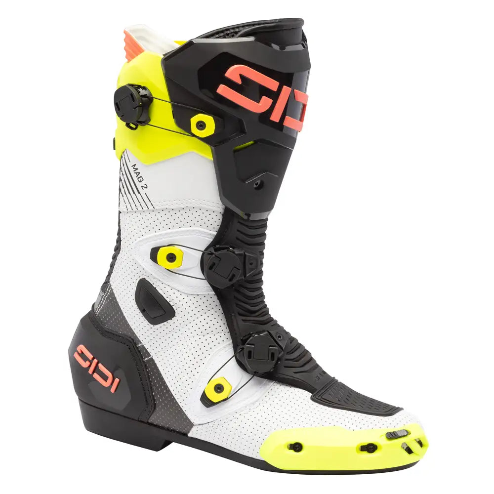 Botas SIDI Mag-2 Air Fluo Yellow/Fluo Coral