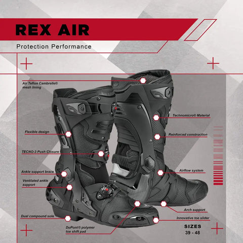 Botas SIDI Rex Air Black/White