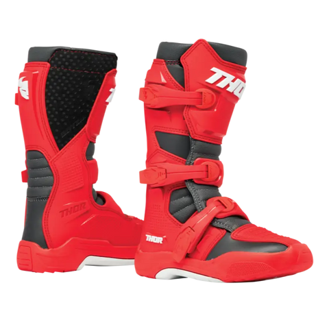 Botas Thor Blitz XR para Niño Red/Charcoal