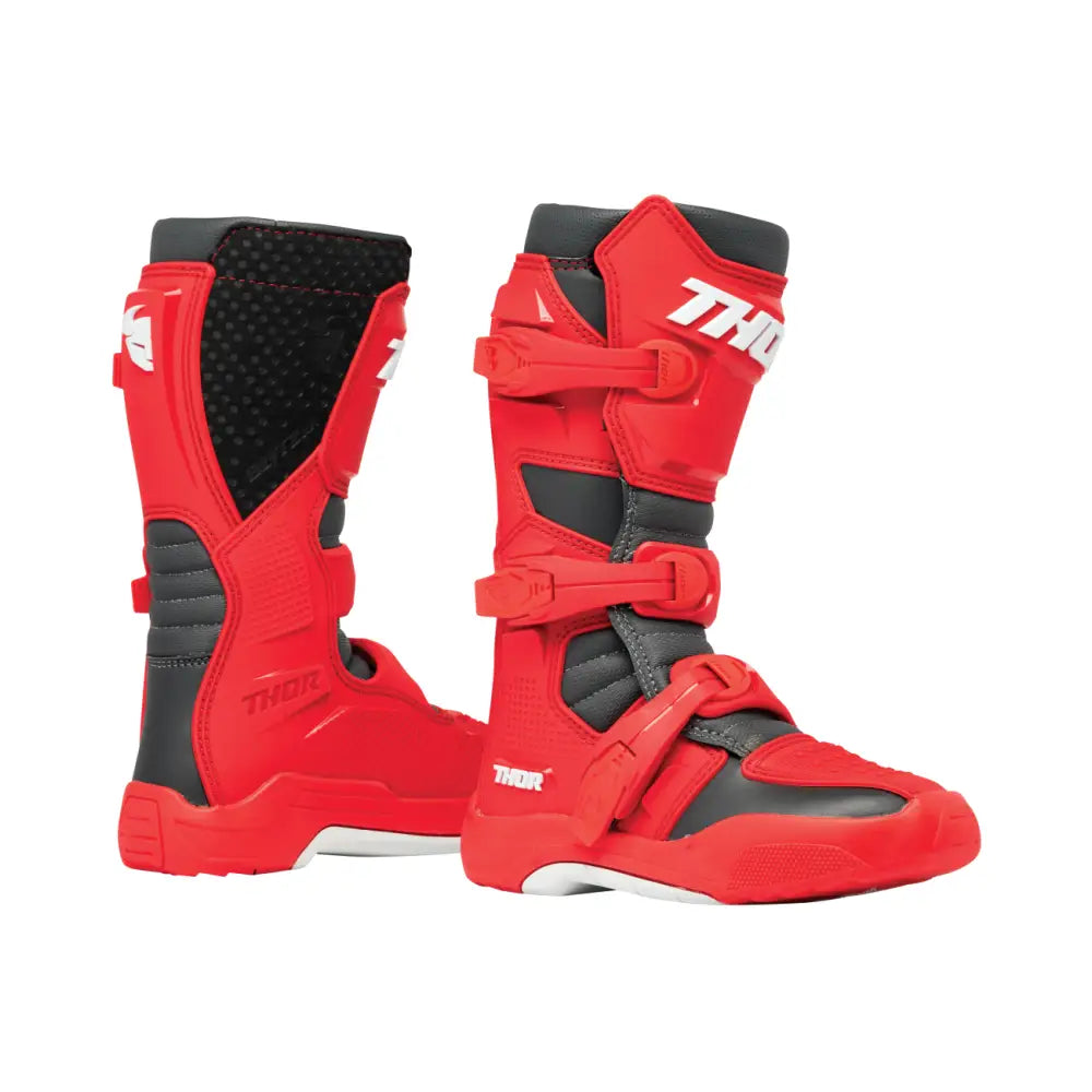 Botas Thor Blitz XR para Niño Red/Charcoal