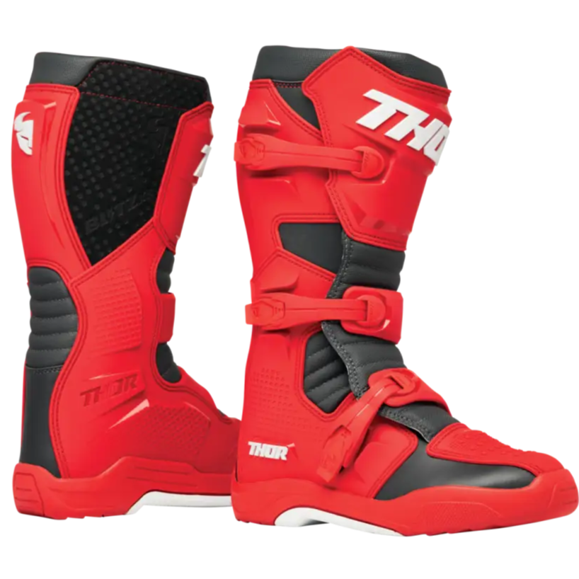 Botas Thor Blitz XR Red/Charcoal