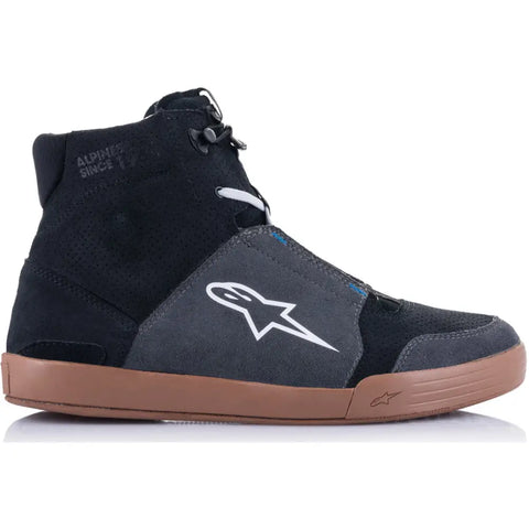 Botines Alpinestars Chrome Black/Asphalt/Gum Blue