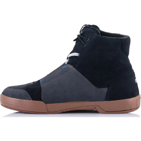 Botines Alpinestars Chrome Black/Asphalt/Gum Blue