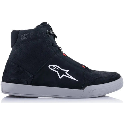 Botines Alpinestars Chrome Black/Cool Gray/Red Fluo