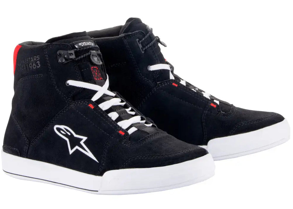 Botines Alpinestars Chrome Black/White/Bright Red
