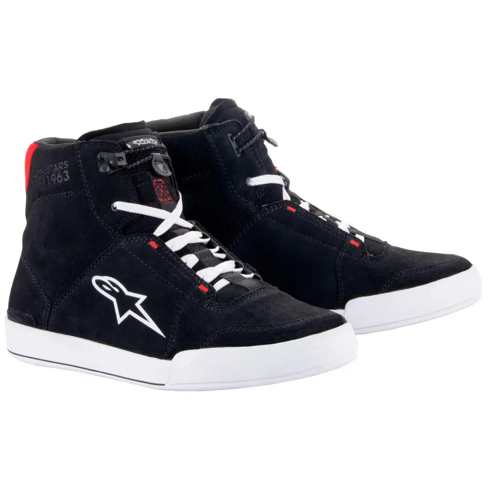 Botines Alpinestars Chrome Black/White/Bright Red