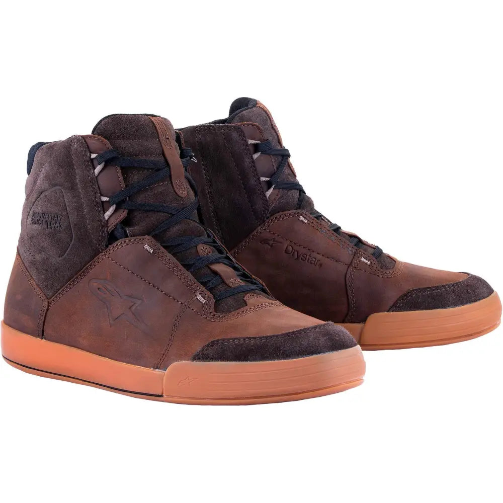 Botines Alpinestars Chrome Crafted Drystar® Brown/Gum