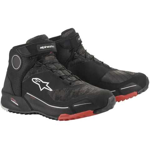 Botines Alpinestars CR-X Drystar Black Camo/Red