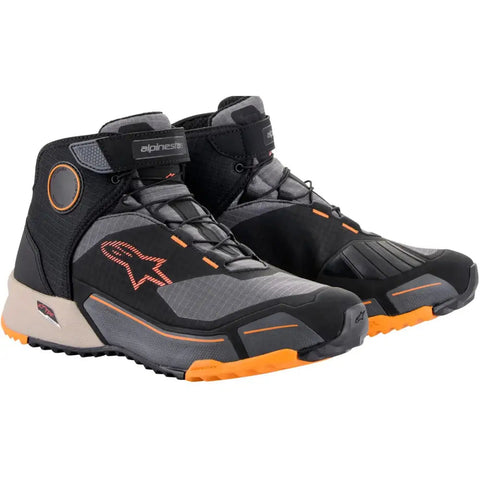 Botines Alpinestars CR-X Drystar Black/Light Brown/Orange