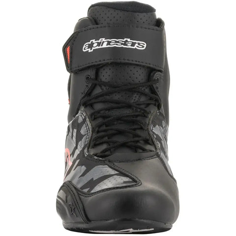 Botines Alpinestars Faster-3 Black/Gray Camo/Red