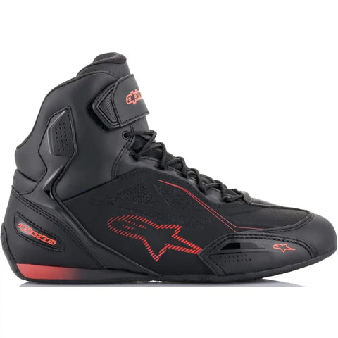 Botines Alpinestars Faster-3 Drystar Black/Red Fluo