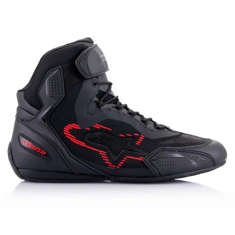Botines Alpinestars Faster-3 Rideknit Black/Dark Gray/Bright Red