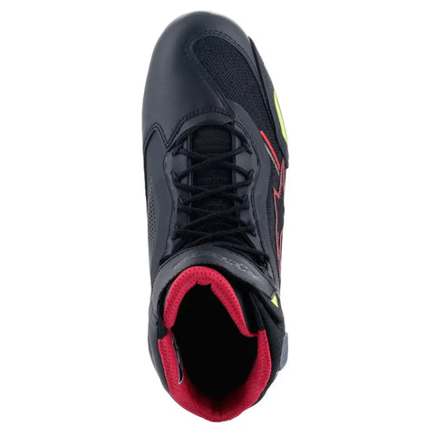 Botines Alpinestars Faster-3 Rideknit Black/Red/Yellow Fluo