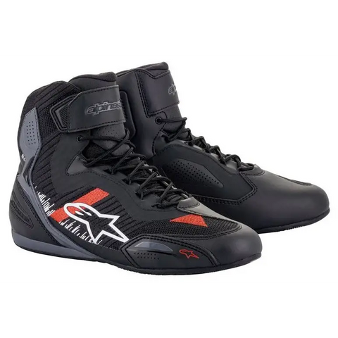 Botines Alpinestars Faster-3 Rideknit Black/Gray/Bright Red