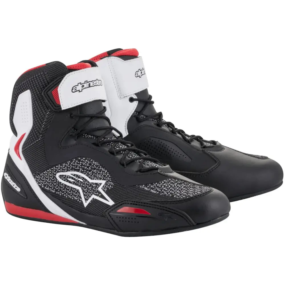 Botines Alpinestars Faster-3 Rideknit Black/White/Red