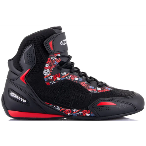 Botines Alpinestars Faster-3 Rideknit FQ 20 Black/Bright Red