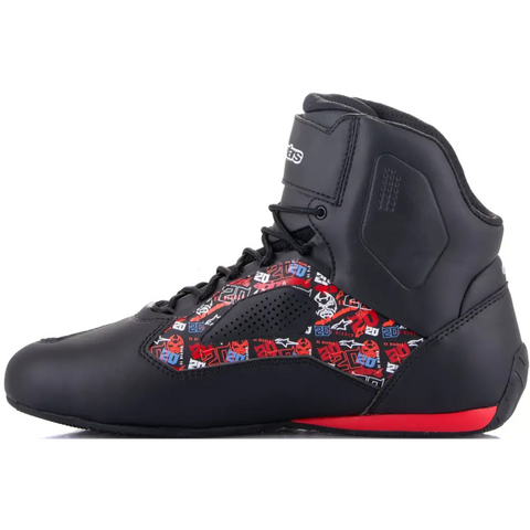 Botines Alpinestars Faster-3 Rideknit FQ 20 Black/Bright Red