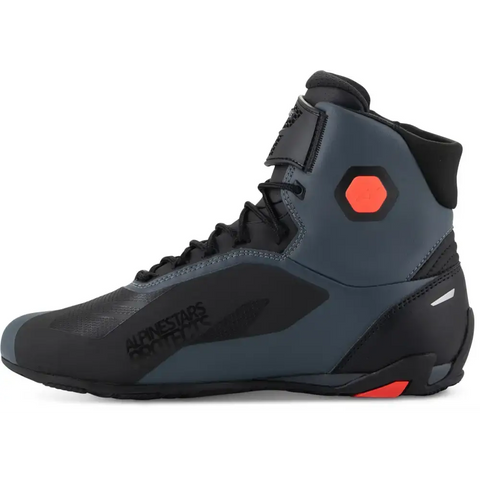 Botines Alpinestars Faster-4 Black/Gray/Red Fluo