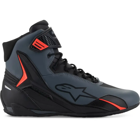 Botines Alpinestars Faster-4 Black/Gray/Red Fluo