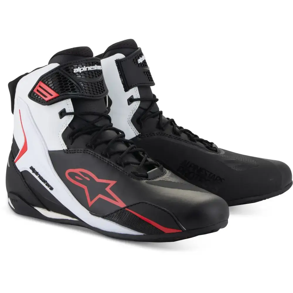 Botines Alpinestars Faster-4 Black/White/Red