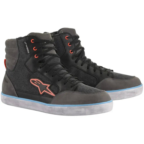 Botines Alpinestars J-6 Canvas WP Black/Anthracite/Light Blue