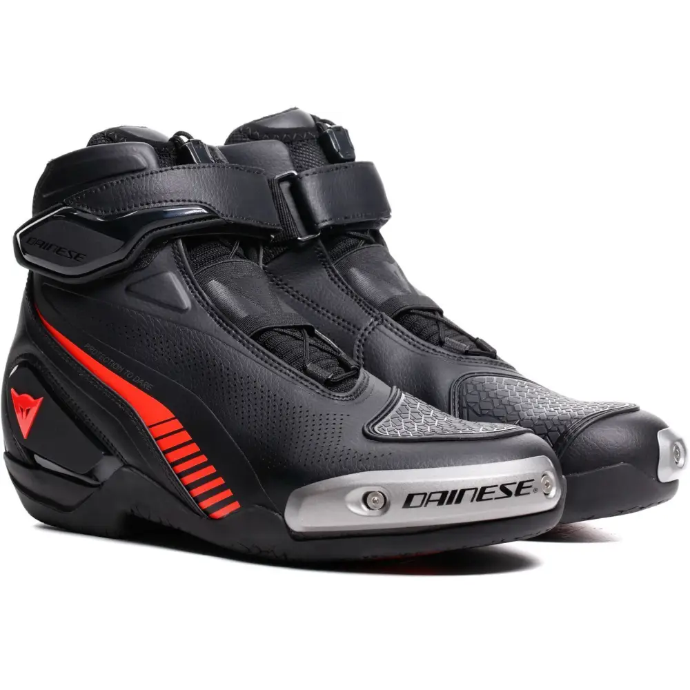 Botines Dainese Superya Black/Red Fluo