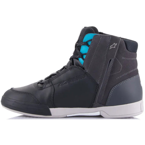 Botines de Mujer Alpinestars Stella Chrome Drystar® Black/Asphalt/Turquoise