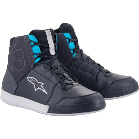 Botines de Mujer Alpinestars Stella Chrome Drystar® Black/Asphalt/Turquoise