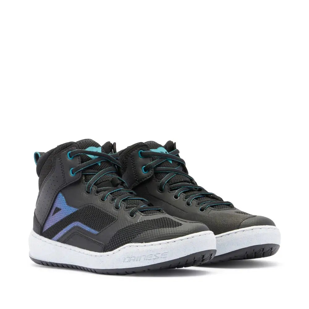 Botines de Mujer Dainese Suburb Air Black/White/Blue
