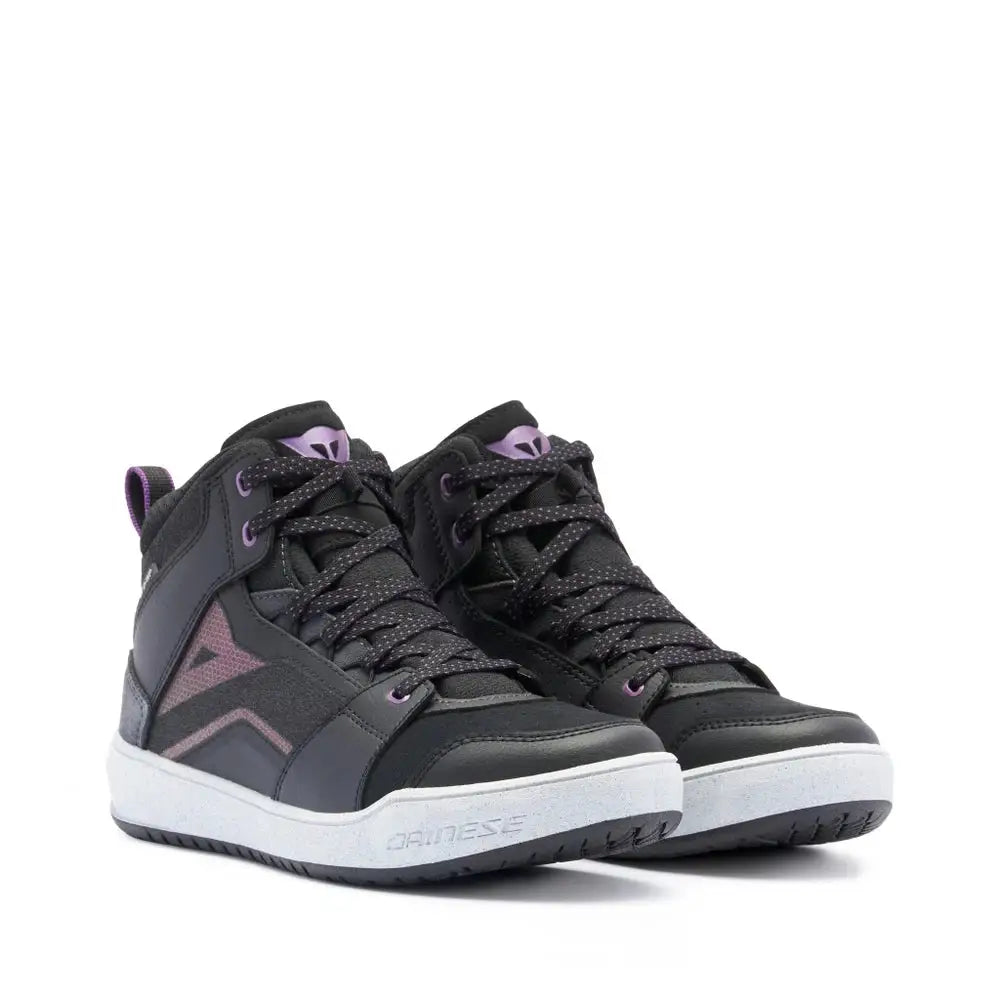 Botines de Mujer Dainese Suburb WP Black/White/Purple