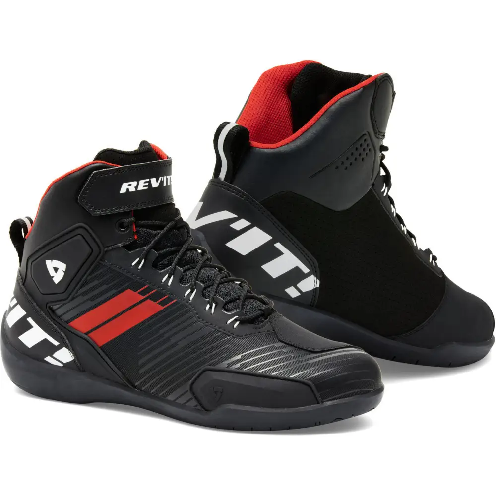 Botines REV'IT! G-Force Black/Neón Red