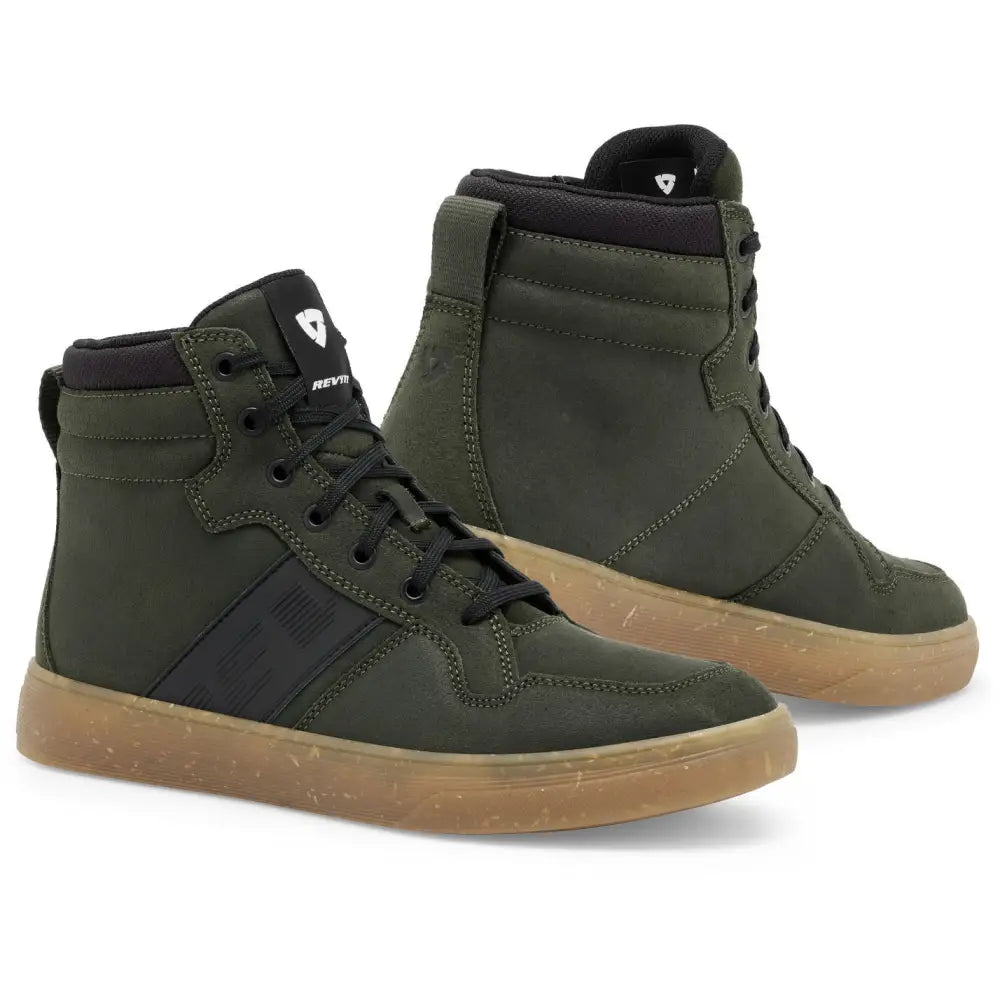 Botines REV'IT! Kick Dark Green/Brown