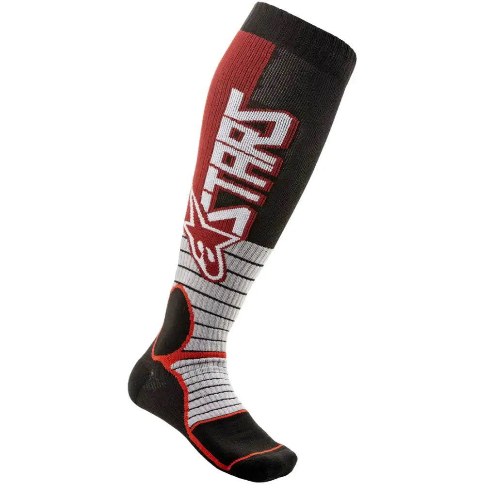 Calcetas Alpinestars MX Pro Burgundy/Black