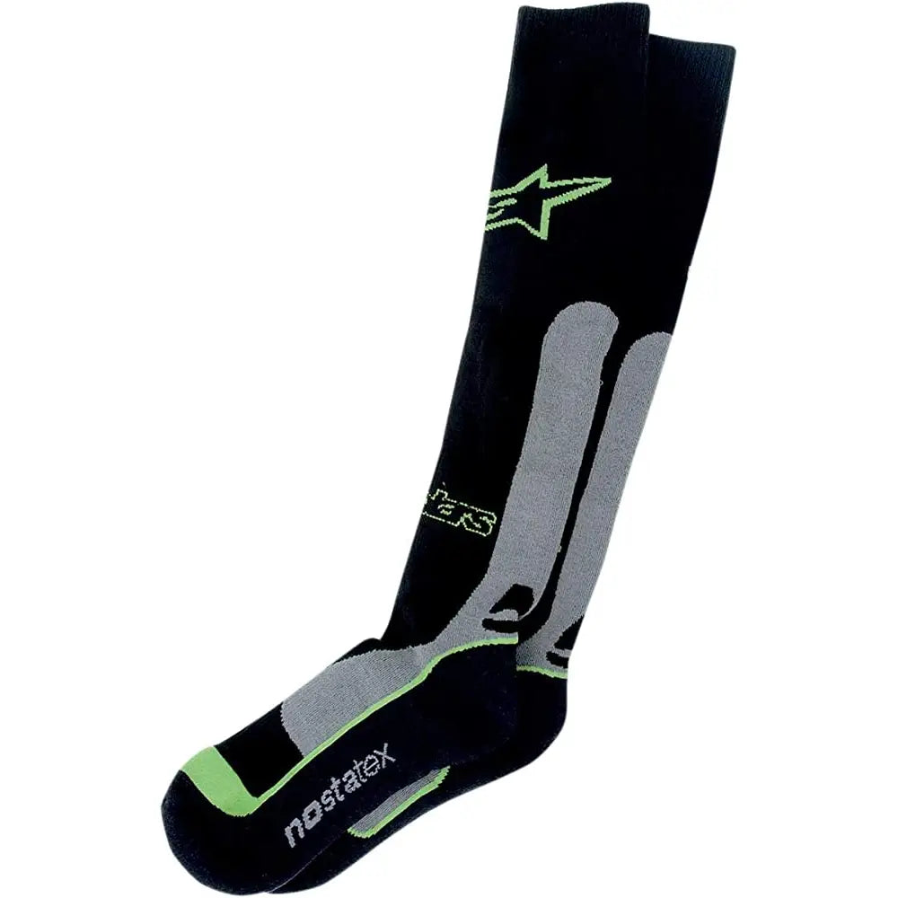 Calcetas Alpinestars Pro Coolmax Black/Gray/Green