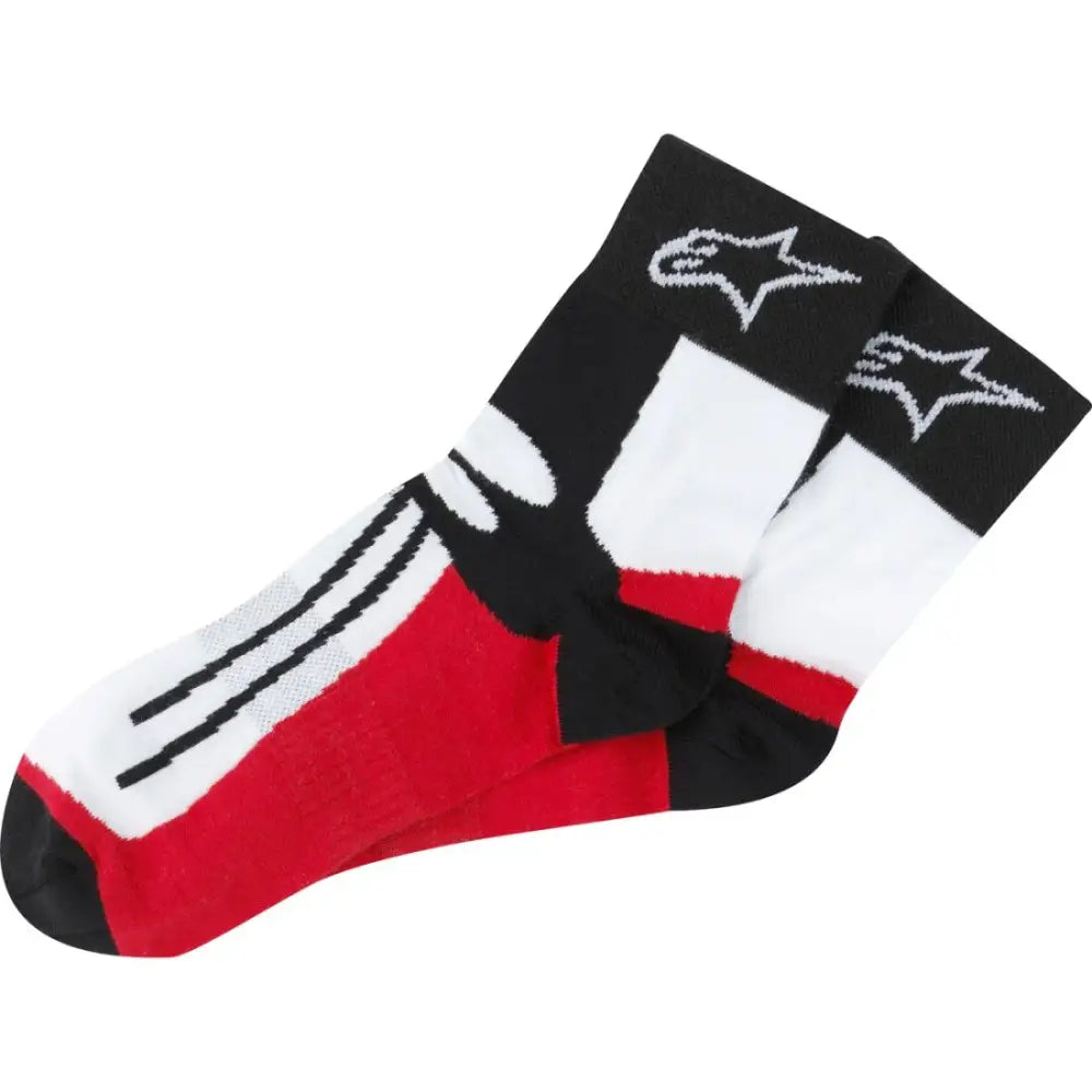 Calcetas Alpinestars Summer Racing Road Cortas Black/Red