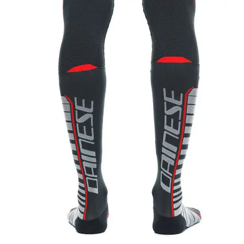 Calcetas Dainese Thermo Long Black/Red