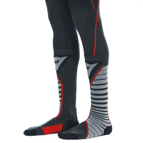 Calcetas Dainese Thermo Long Black/Red