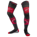 Calcetas para Rodillera Alpinestars Knee Brace Socks Red/Black/Gray