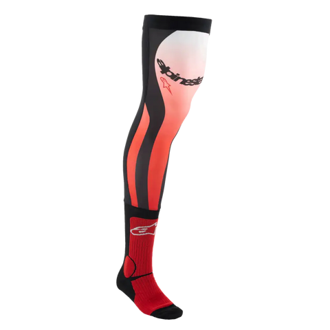 Calcetas para Rodilleras Alpinestars Bright Red/White