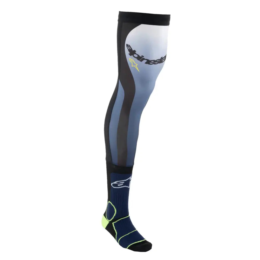Calcetas para Rodilleras Alpinestars Night Navy/Yellow Fluo