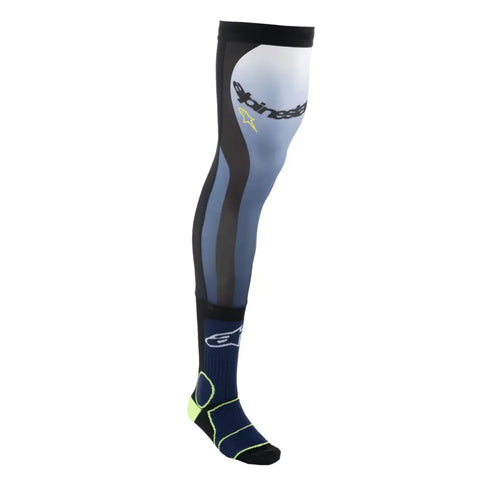 Calcetas para Rodilleras Alpinestars Night Navy/Yellow Fluo
