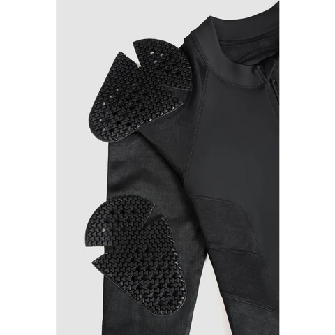 Camisa Base Layer Ultraligera Blindada Pando Moto Unisex Shell UH 03 AA, Black