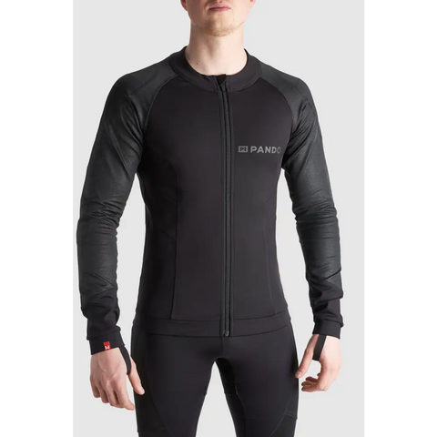 Camisa Base Layer Ultraligera Blindada Pando Moto Unisex Shell UH 03 AA, Black