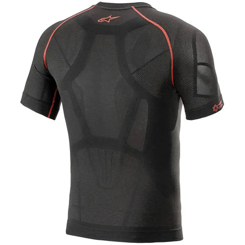Camisa de Verano Alpinestars Ride Tech V2 Short Sleeve Black/Red
