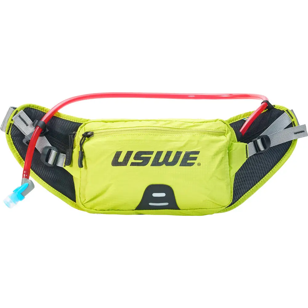 Cangurera USWE Zulo 2 con Bolsa de Hidratación de 1.0 L Elite Crazy Yellow