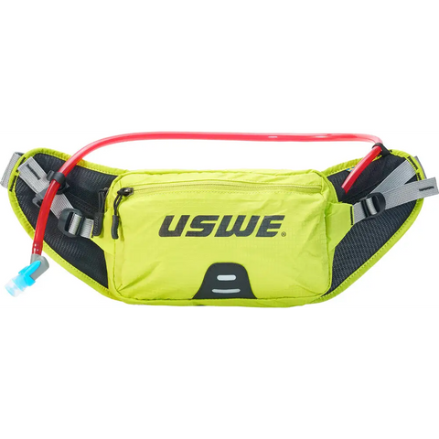 Cangurera USWE Zulo 2 con Bolsa de Hidratación de 1.0 L Elite Crazy Yellow