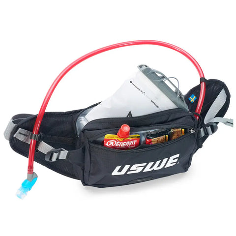 Cangurera USWE Zulo 2 con Bolsa de Hidratación de 1.0 L Elite PNP Black